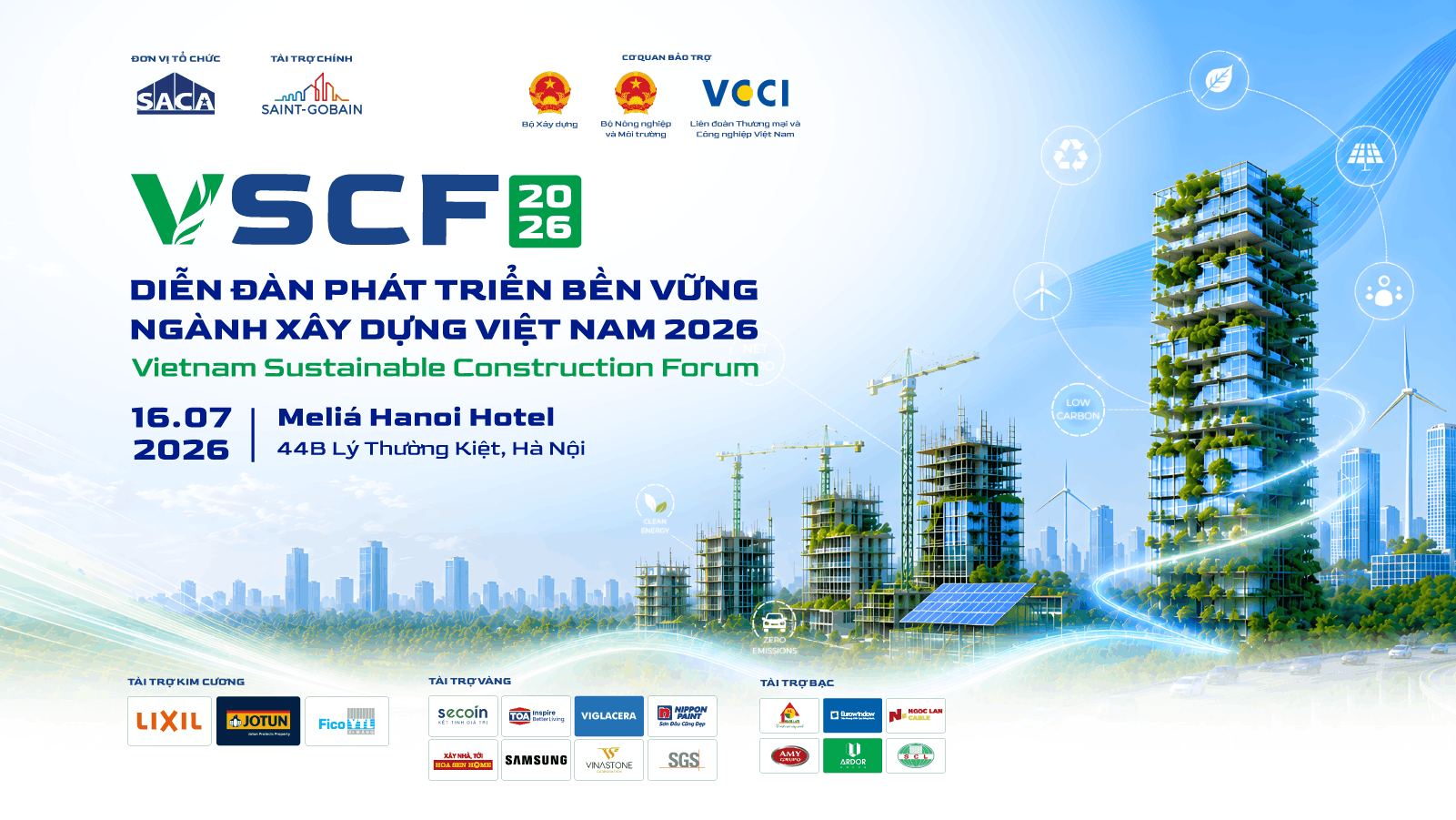 VSCF 2026: Khi "Không gian lành mạnh" được đặt ngang hàng với năng lượng xanh và ESG